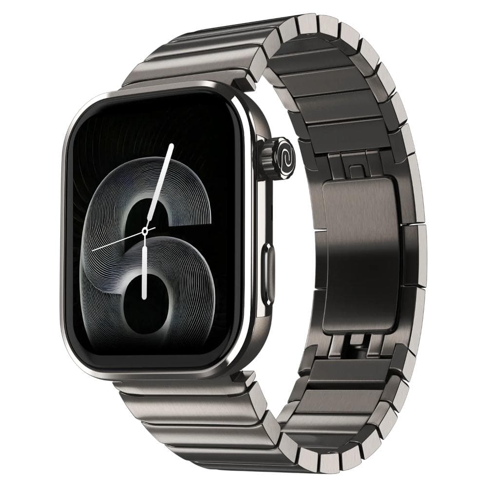 Noise ColorFit Pro 6 Max Smartwatch, Pure Titanium