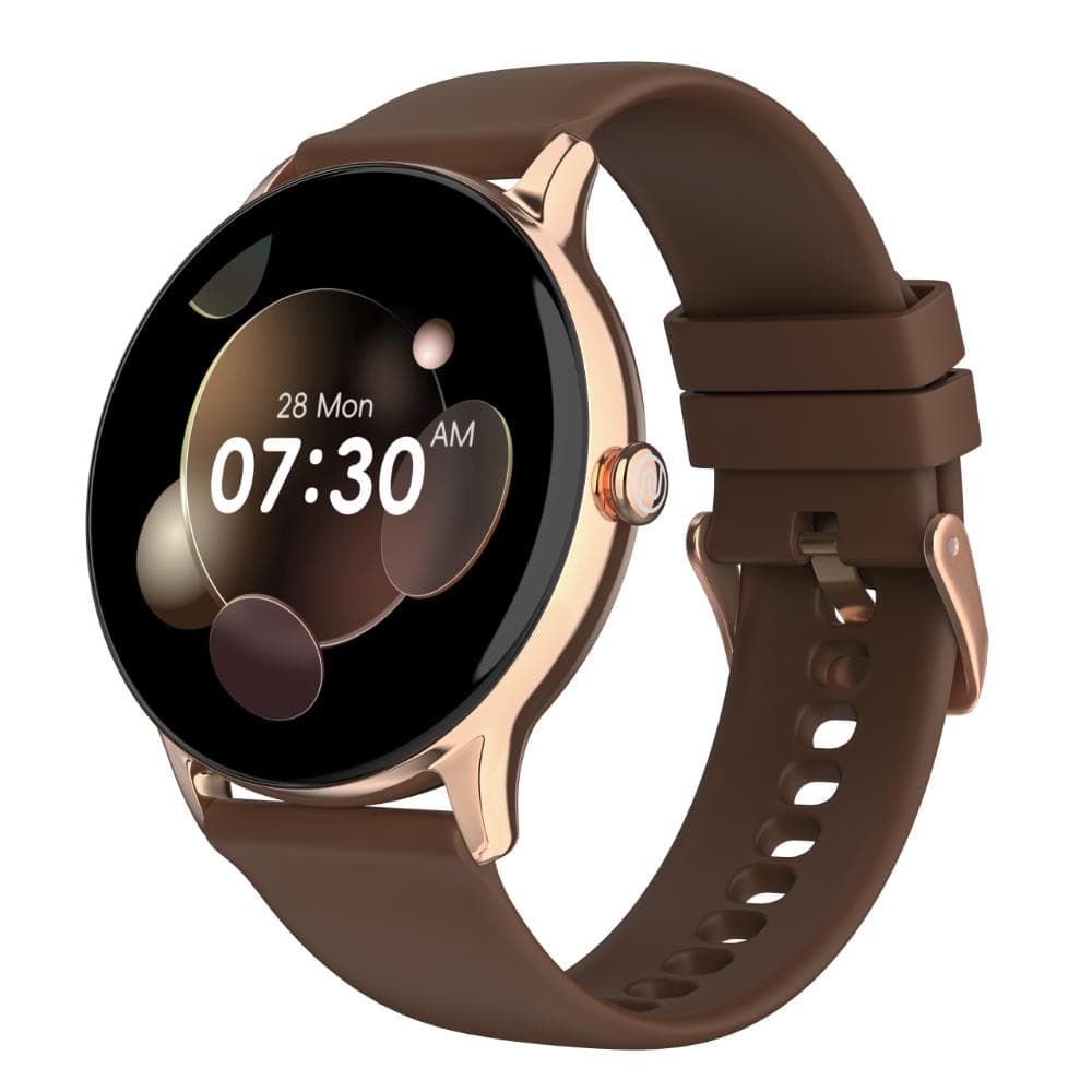 Noise NoiseFit Twist Go Smartwatch, Vintage Brown