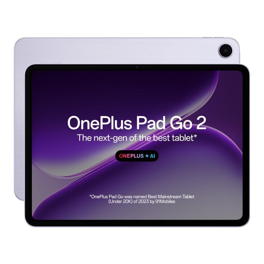 OnePlus Pad Go 2 30.73 cm (12.1 inch) 8 GB RAM, 256 GB, Lavender Drift, Wi-Fi Tablet, OPD2504
