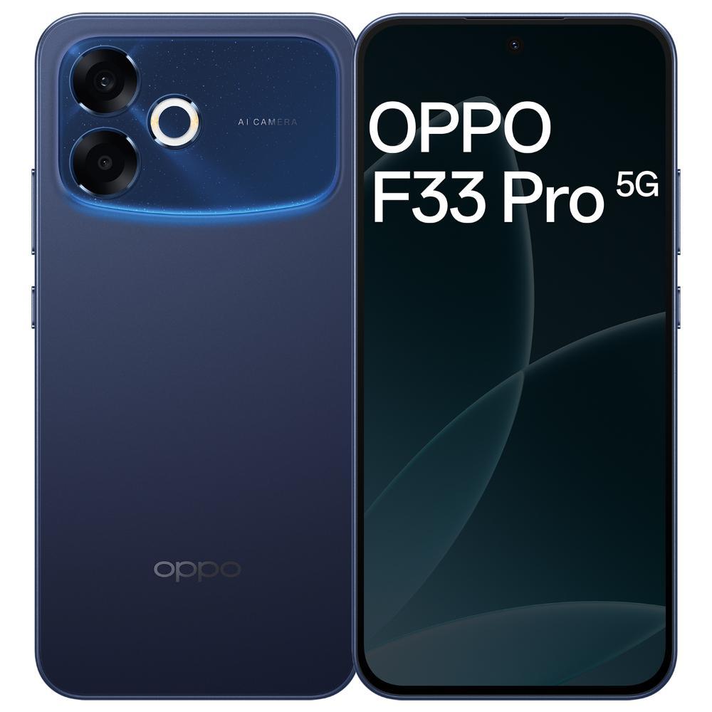 OPPO F33 Pro 5G 128 GB, 8 GB RAM, Starry Blue, Mobile Phone