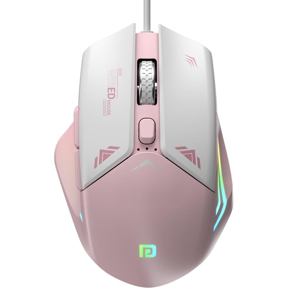 Portronics Vader Wired Gaming Mouse, Pink