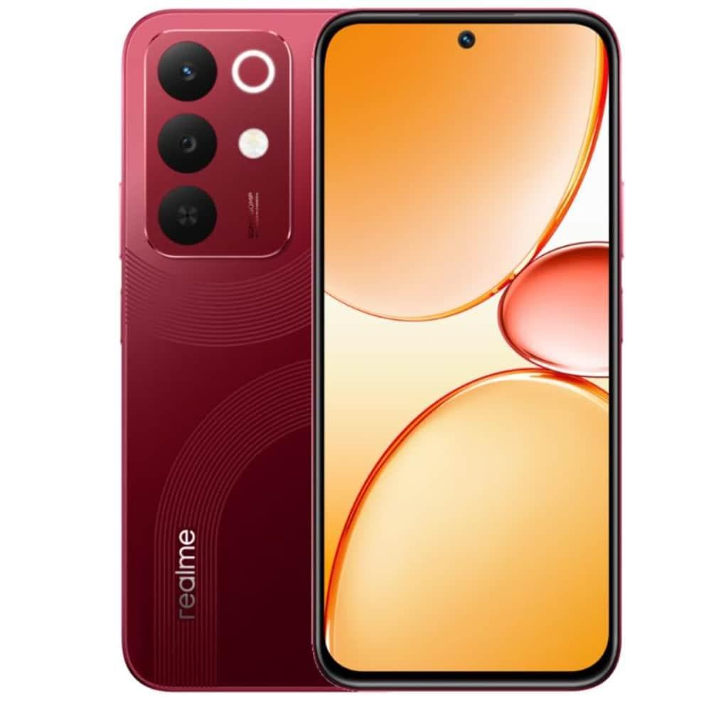 Realme 15x 5G 256 GB, 8 GB RAM, Maroon Red, Mobile Phone