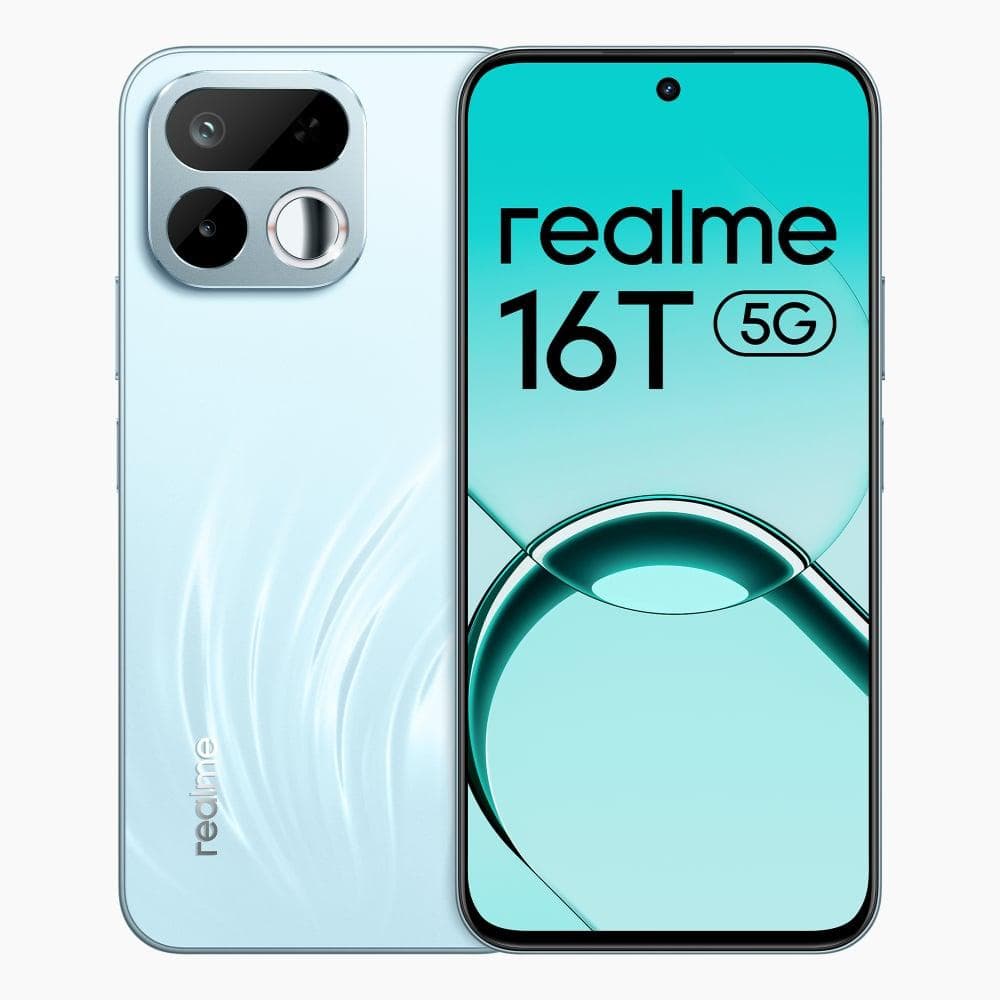 Realme 16T 5G 8 GB RAM, 128 GB, Mobile Phone, Aurora Green