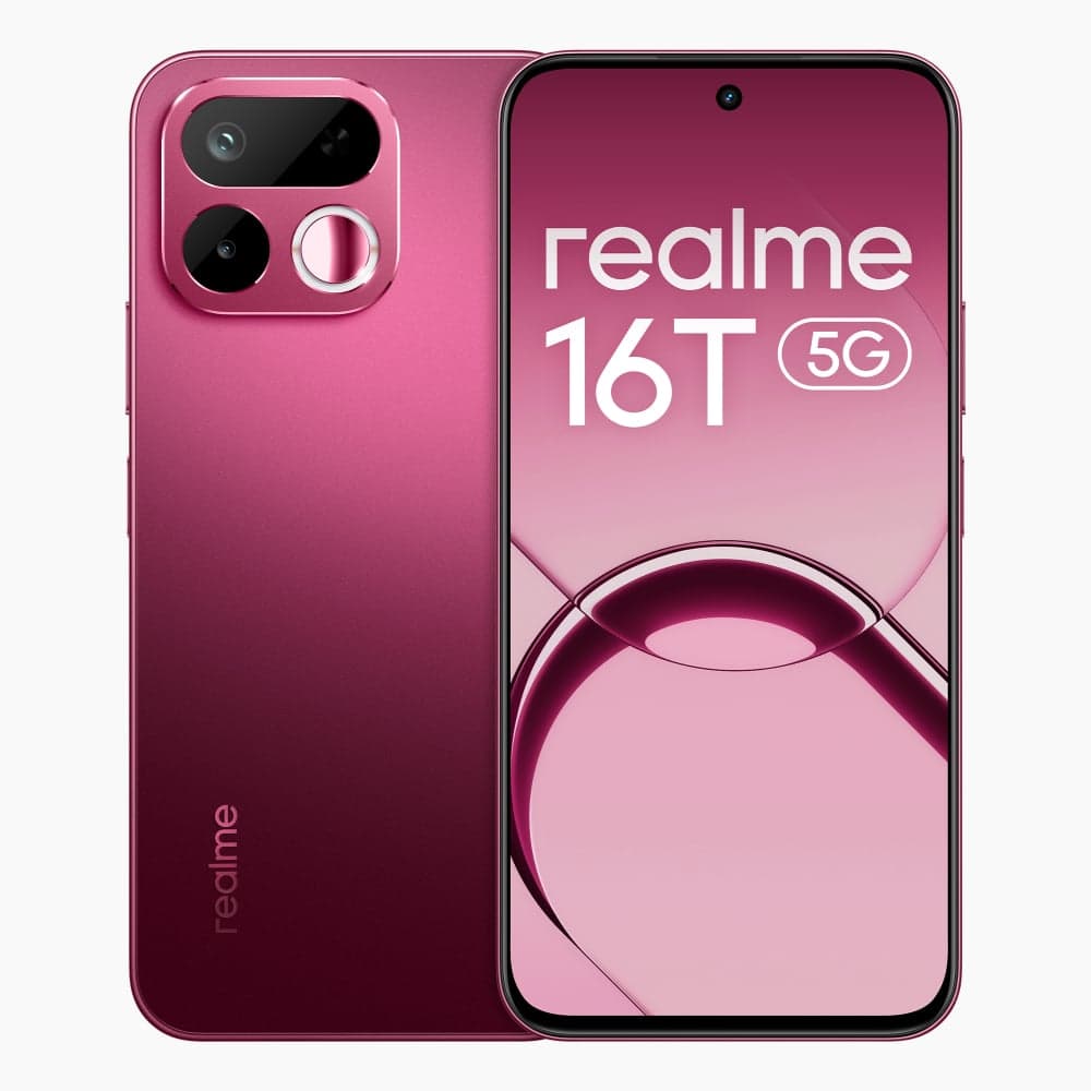 Realme 16T 5G 8 GB RAM, 256 GB, Mobile Phone, Starlight Red