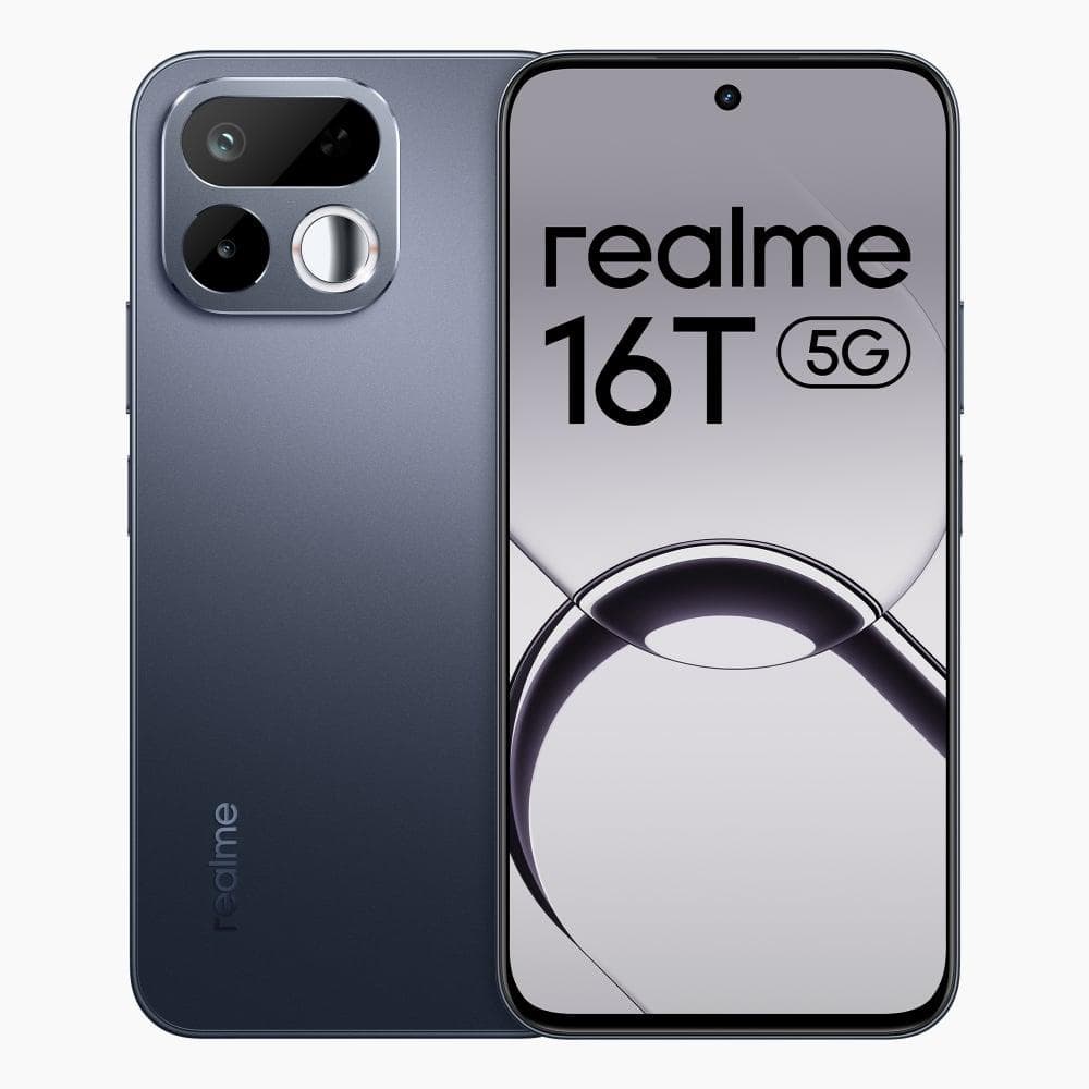 Realme 16T 5G 8 GB RAM, 256 GB, Mobile Phone, Starlight Black