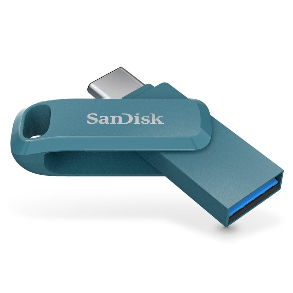 SanDisk Ultra Dual Drive Go Pen Drive, USB Type-C, 64 GB, 300 MB/sec, Navagio Bay