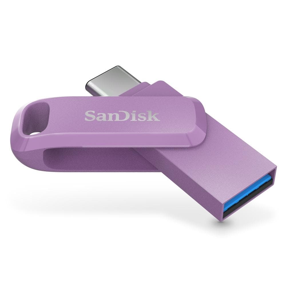SanDisk Ultra Dual Drive Go Pen Drive, USB Type-C, 1 TB, 400 MB/sec, Lavender