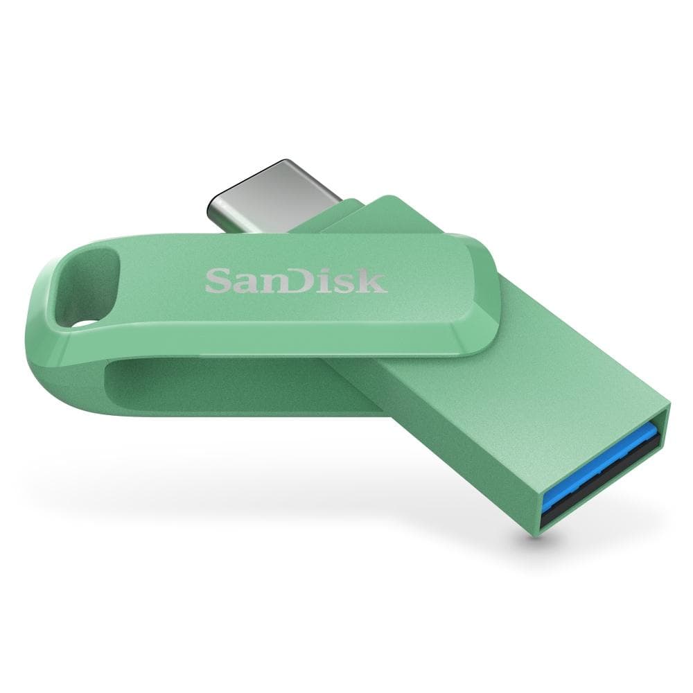 SanDisk Ultra Dual Drive Go Pen Drive, USB Type-C, 1 TB, 400 MB/sec, Absinthe Green