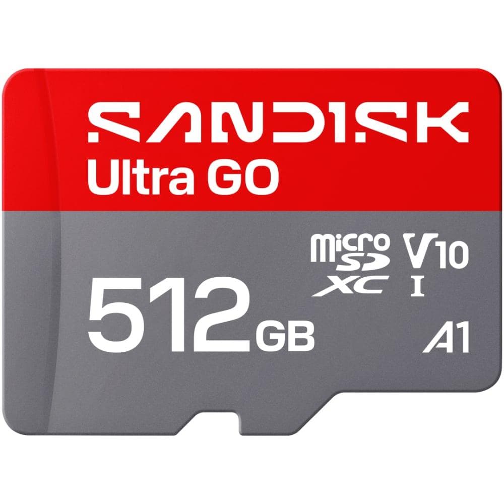 Sandisk 512 GB UltraGo UHS-I 190 MB/s MicroSD Memory Card