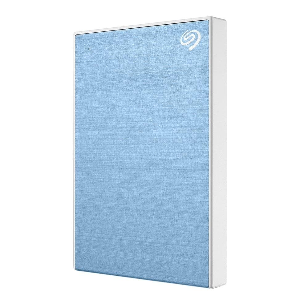 Seagate One Touch 2 TB External HDD with Password Protection - Light Blue, for Windows and Mac, with 3 Year Data Recovery Services (STKY2000402)
