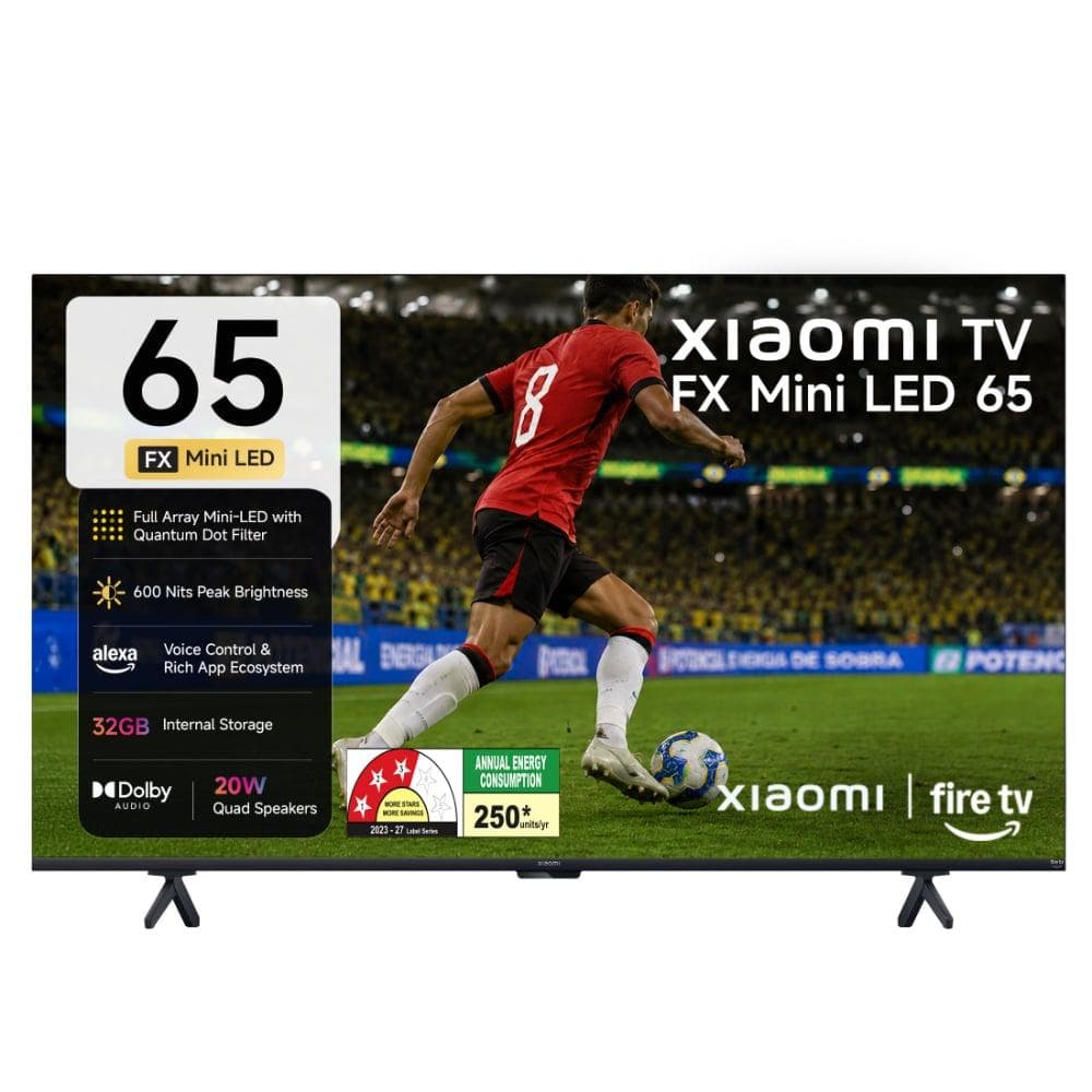 Xiaomi 165.1 cm (65 inch) Ultra HD(4K) FX Mini LED Fire TV, L65MC-FSMIN