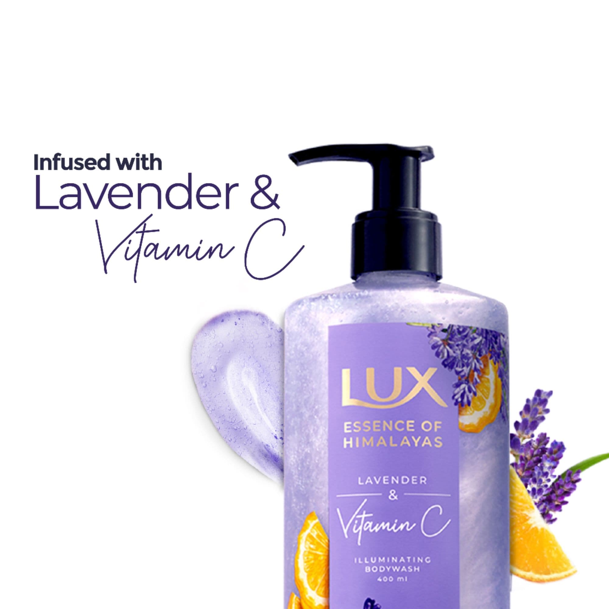 Lux Essence Of Himalayas Lavender & Vitamin C Illuminating Body Wash