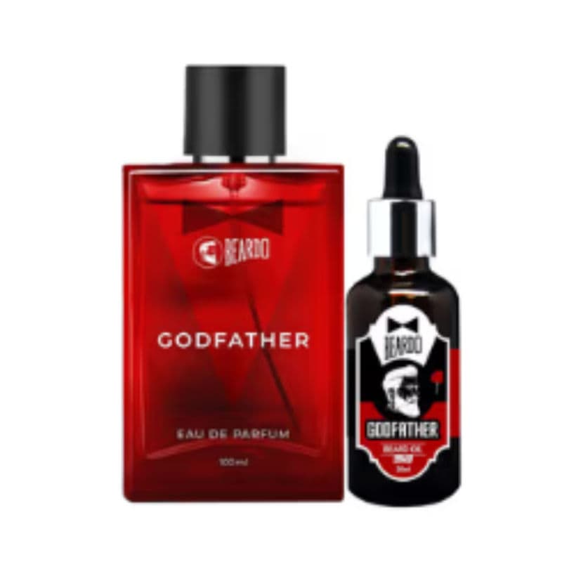 Beardo Godfather Gift Set (Godfather Perfume, Godfather Beard Oil Lite)