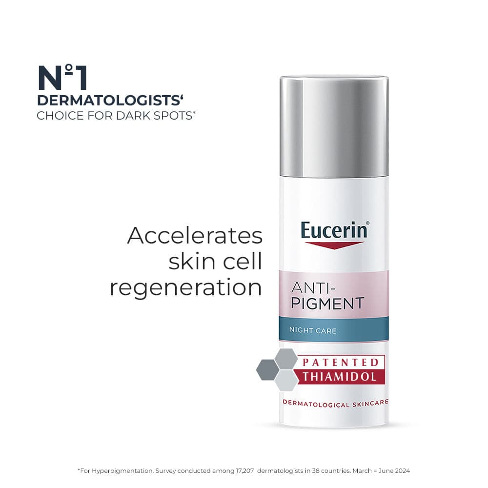 Eucerin Anti-Pigment Night Cream With Thiamidol Reduces Dark Spots & Night Regeneration