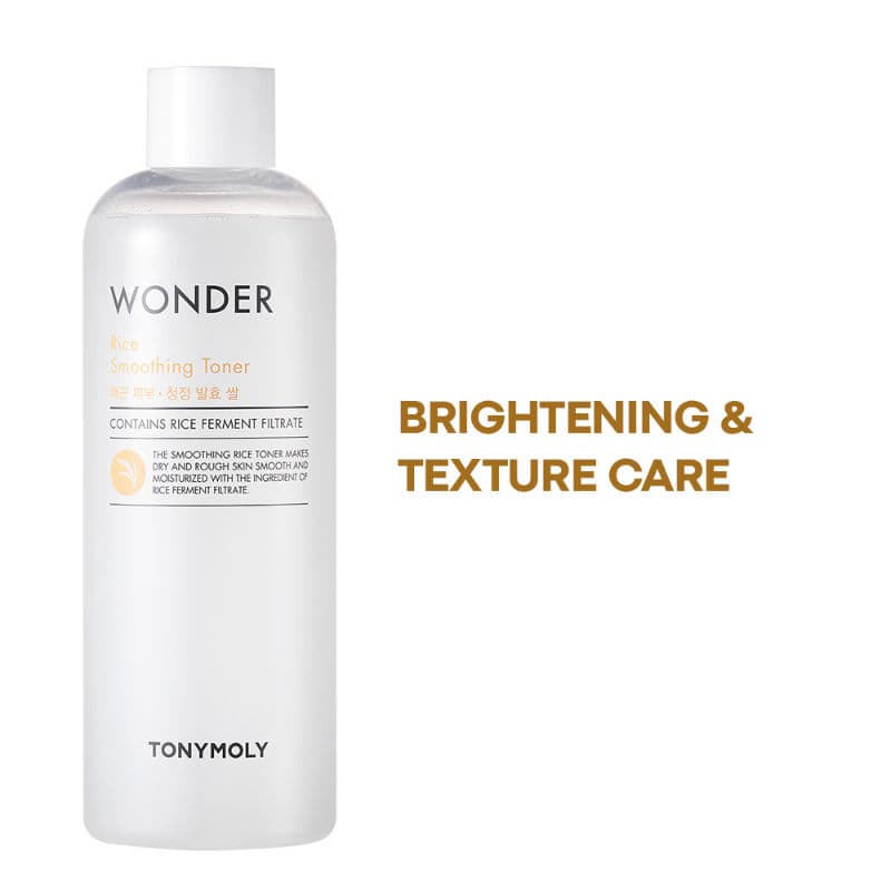 TONYMOLY Korean Wonder Rice Smoothing Toner-Hydrates, Brightens, Clarifies Dry & Combination Skin
