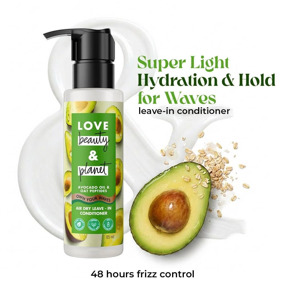 Love Beauty & Planet Avocado Oil & Peptide Leave-In Conditioner For Wavy Hair