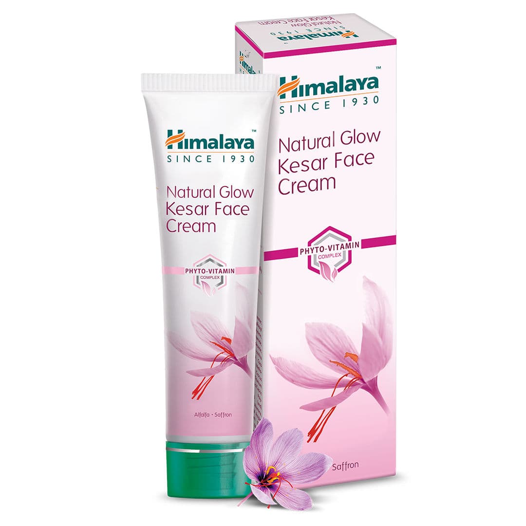 Himalaya Natural Glow Kesar Face Cream with Kesar & Niacinamide for Even Toned Radiant Skin
