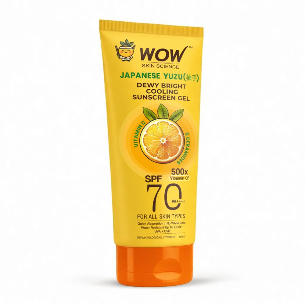 WOW Skin Science Japanese Yuzu Dewy Bright Sunscreen Gel