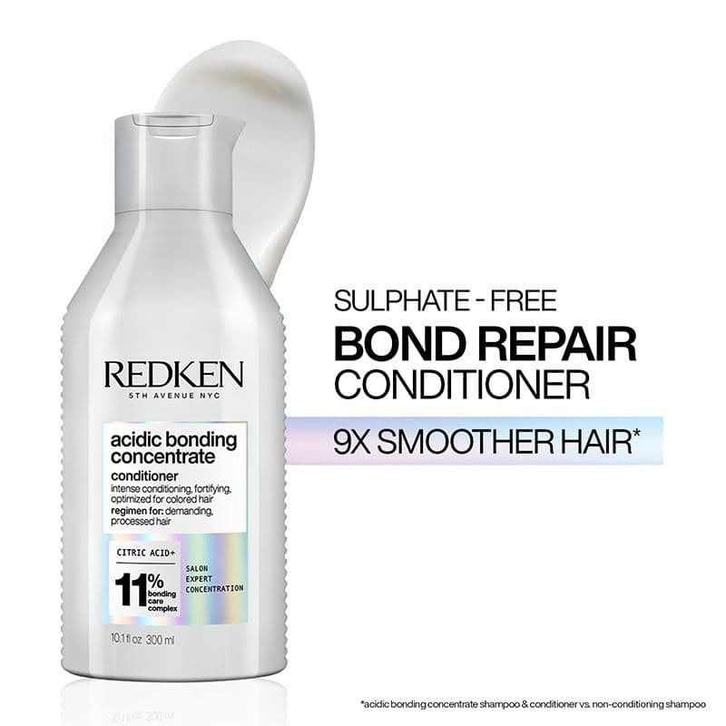 Redken Acidic Bonding Concentrate Conditioner With Citric Acid - Bond Repair For Damaged Hair