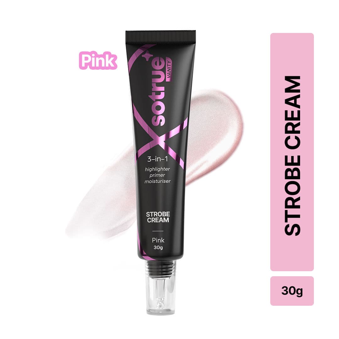 Sotrue Strobe Illuminating Cream + Moisturizer With Hyaluronic Acid - Pink