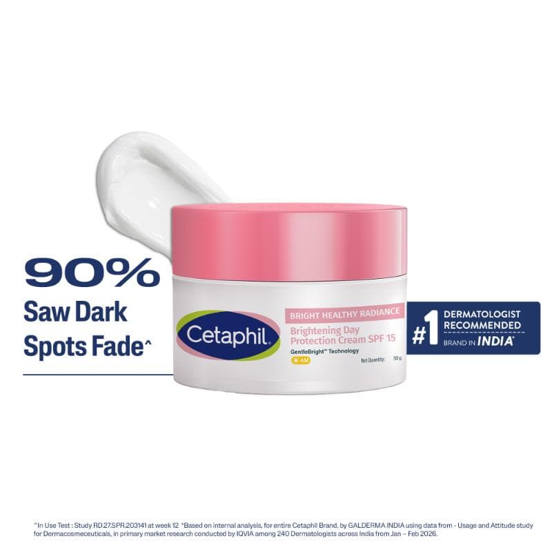 Cetaphil Bright Healthy Radiance Day Cream, with Niacinamide, with SPF, Improve Skin Tone