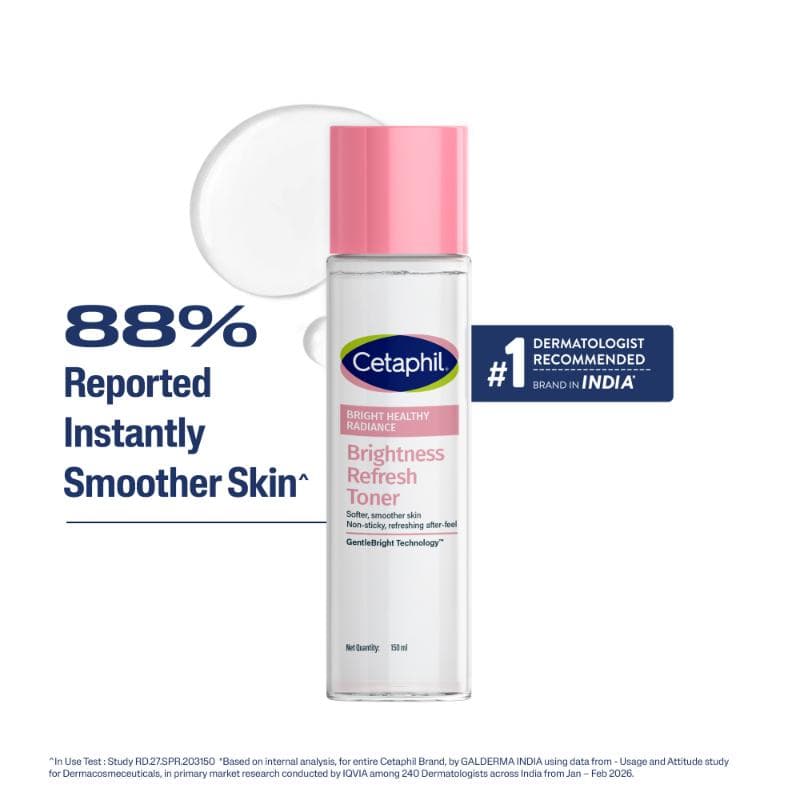 Cetaphil Bright Healthy Radiance Toner, with Niacinamide, For Brightening, Evens Skin Tone