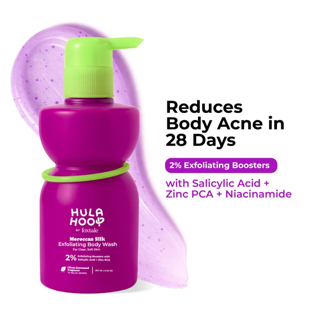 FoxTale Hula Hoop Exfoliating Body Wash by Foxtale , Exfoliates & Smoothens