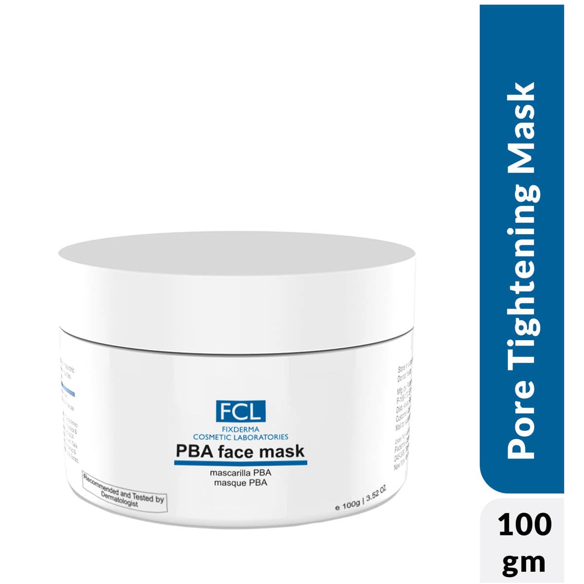 FCL PBA Brightening Face Mask Kojic Acid Face Mask With Hyaluronic Acid For Glowing Skin