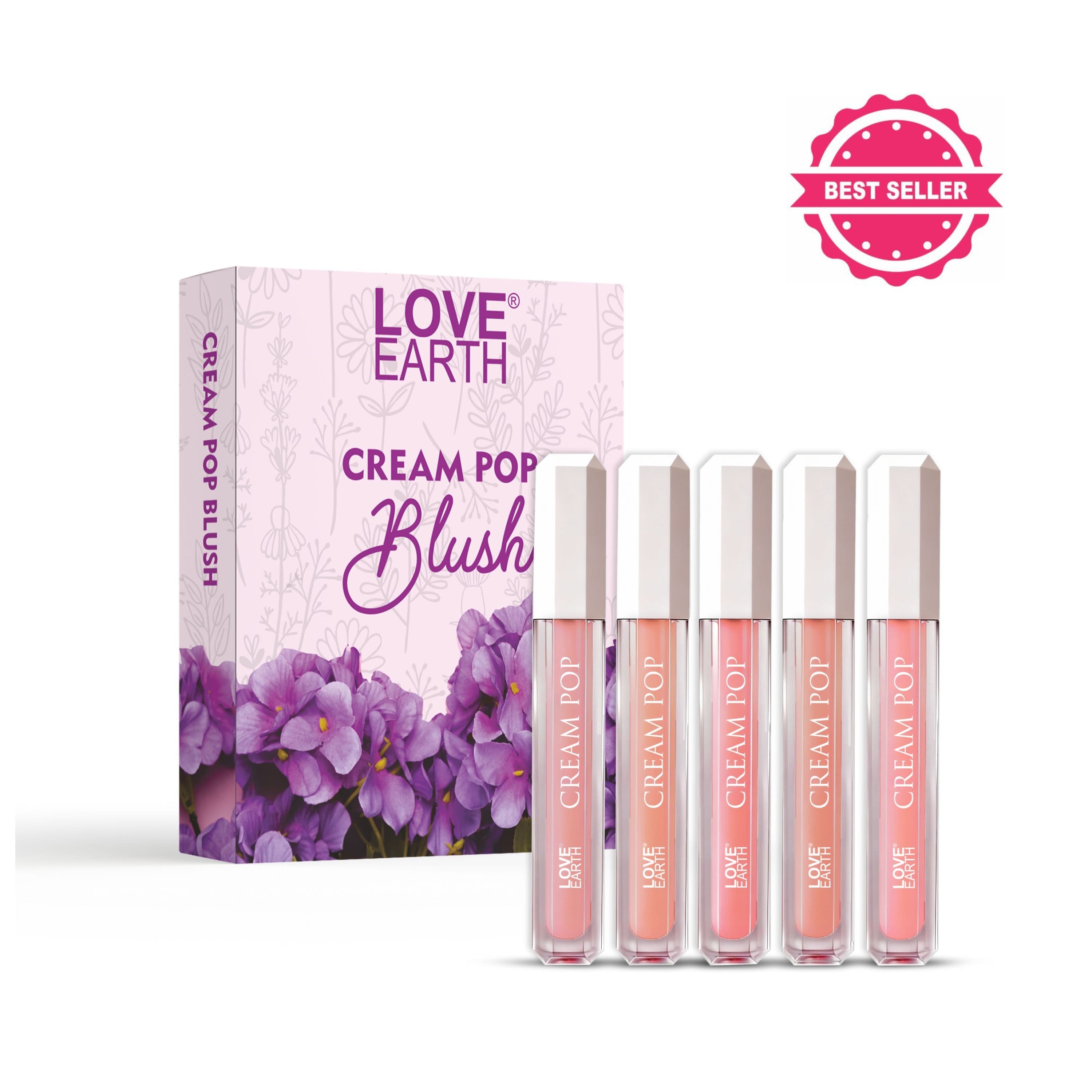 Love Earth Cream Pop Blush - Pack Of 5