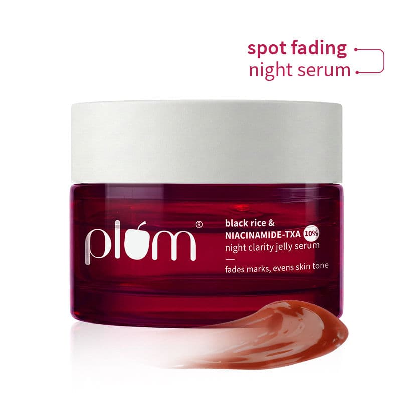 Plum Black Rice & Niacinamide TXA 10% Night Clarity Jelly Serum
