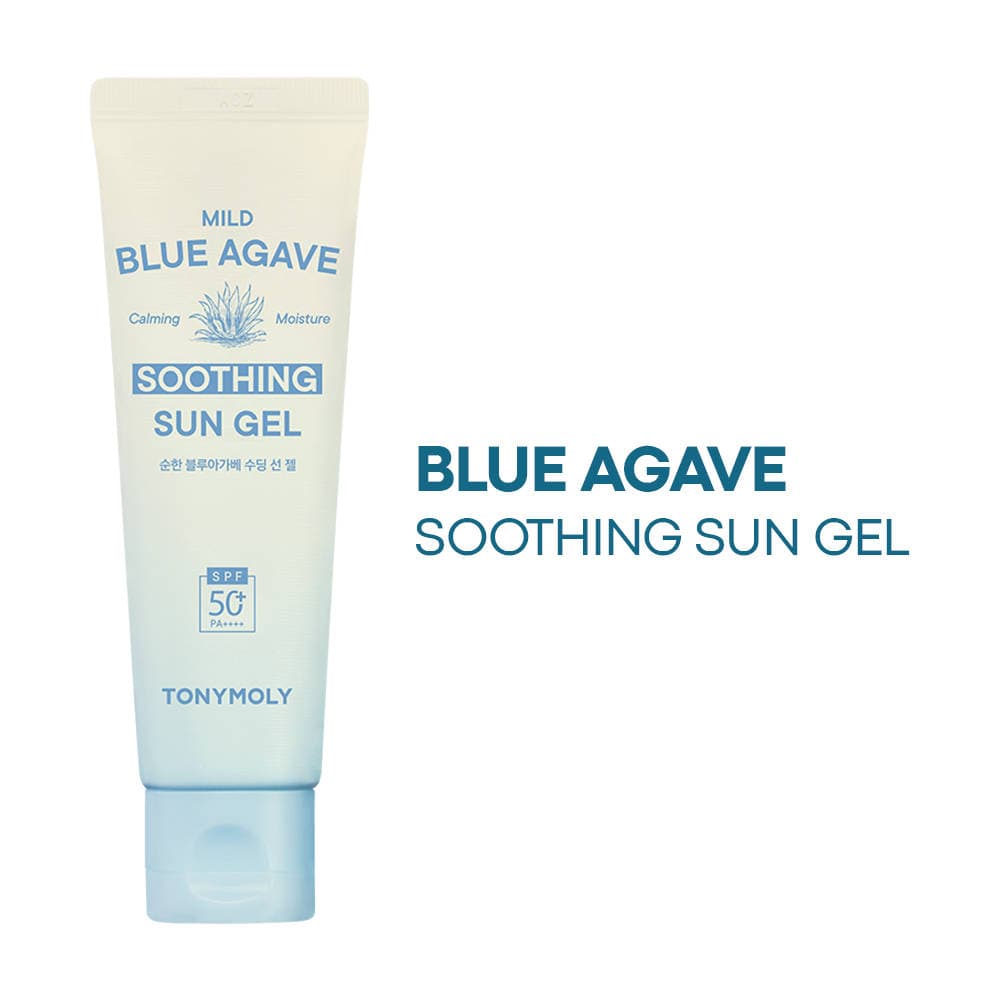 TONYMOLY Korean Mild Blue Agave Soothing Sun Gel For Sensitive Skin SPF 50+ PA++++