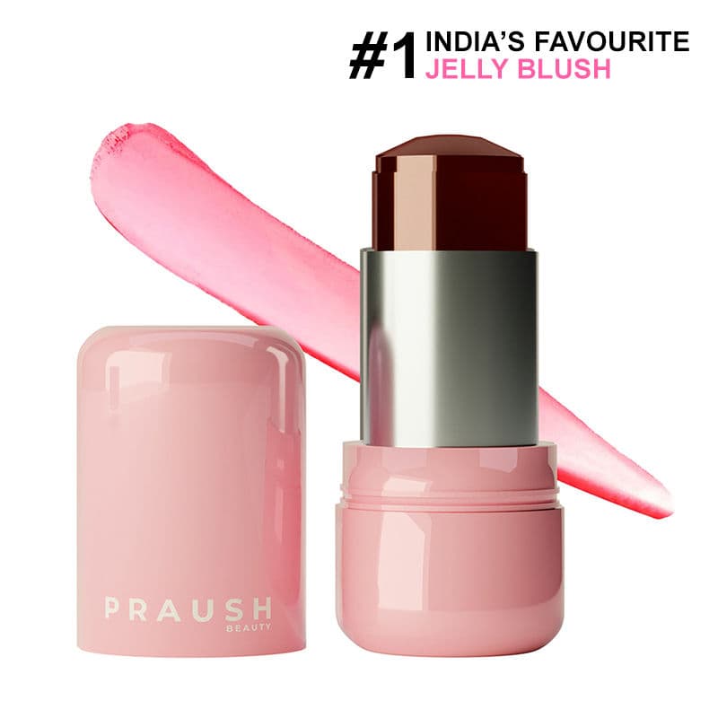 Praush Beauty Juicy Jelly Tint & Blush For Lips & Cheeks- Raspberry Mood