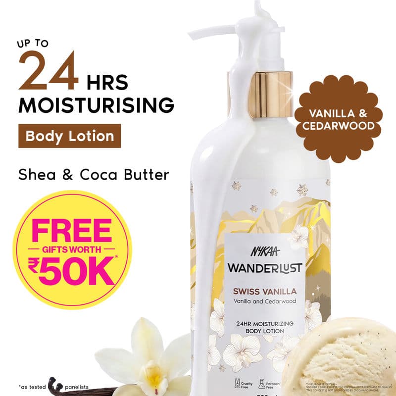 Wanderlust Swiss Vanilla 24Hr Hydrating Body Lotion