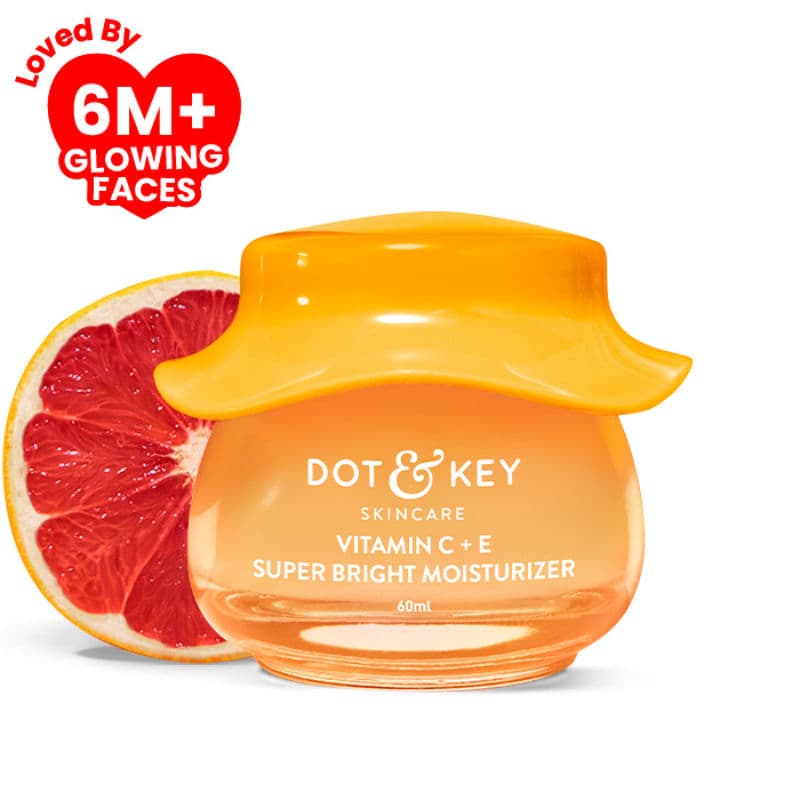Dot & Key Vitamin C + E Super Bright Moisturizer With Sicilian Blood Orange, Boosts Glow, Light Gel