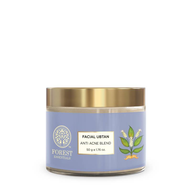 Forest Essentials Facial Ubtan Anti Acne Blend Multani Mitti Ayurvedic Face Pack With Neem For Acne