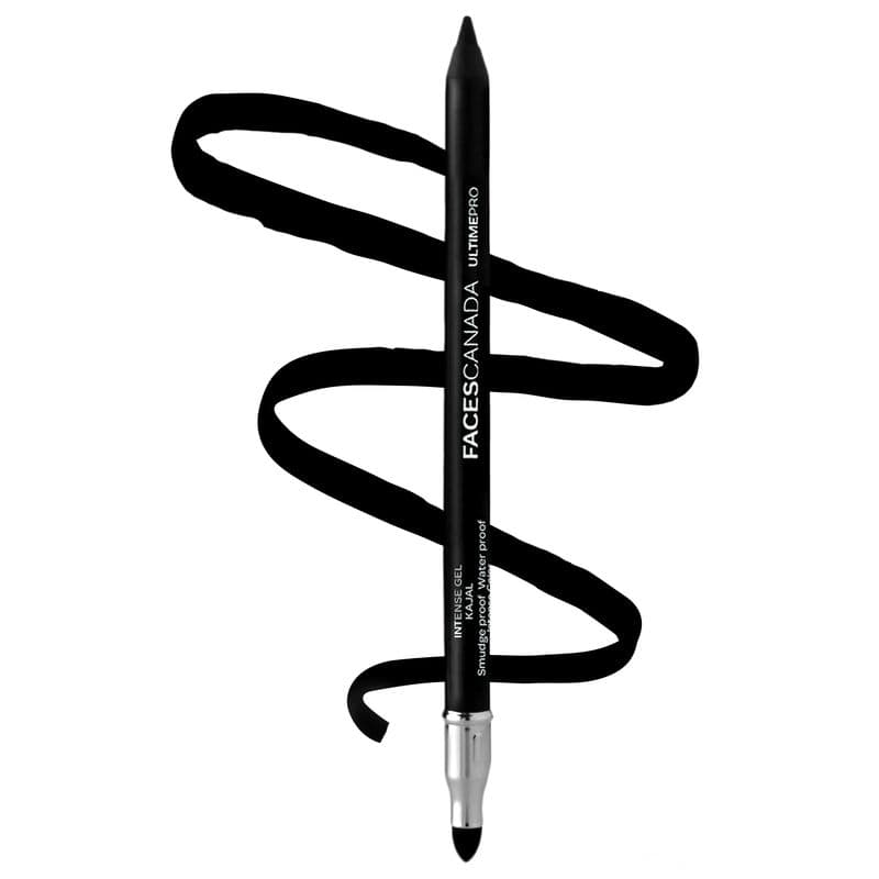 Faces Canada Ultime Pro Intense Gel Kajal With Free Sharpener - Black