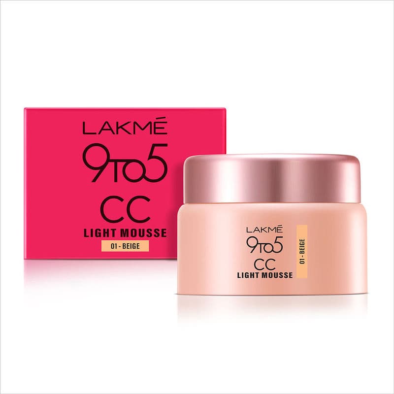Lakme 9 To 5 Cc Airy Mousse With Vitamin E & Hint Of Foundation Beige