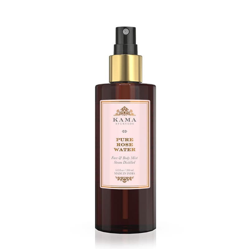 Kama Ayurveda Pure Rose Water Toner- Tightens Pores & Balances pH