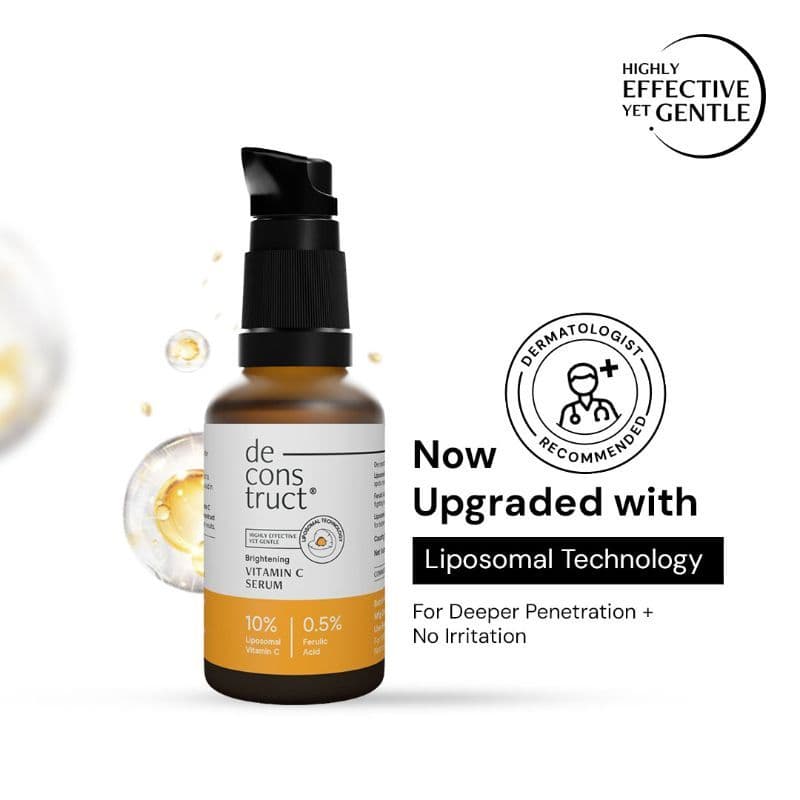 Deconstruct 10% Vitamin C Serum For Brightening With Liposomal Technology, Non-Irritating