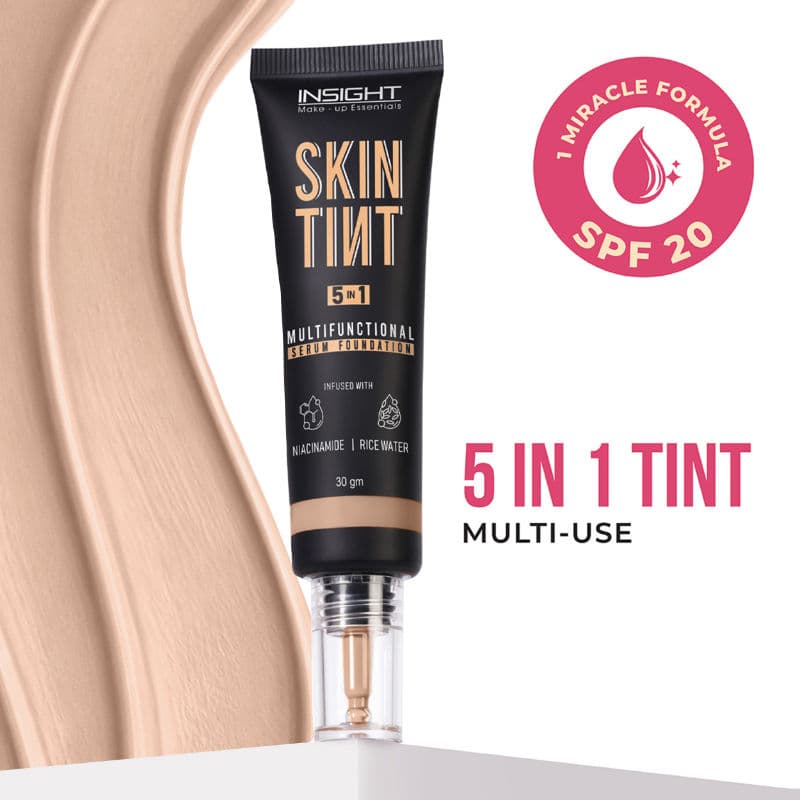 Insight Cosmetics Skin Tint 5In1 Multifunctional Serum Foundation - Vanilla Frappe