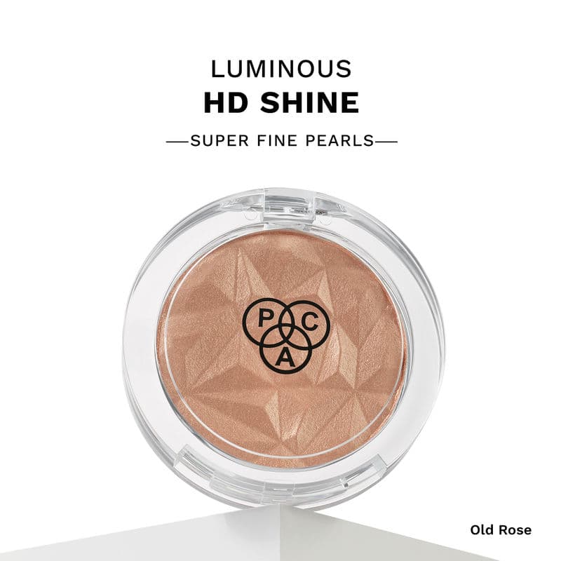 PAC Killer Glow Powder Highlighter Old Rose - Micro Pearls, Rose Gold Luminous HD Shine