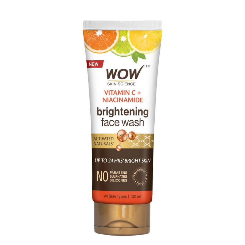 WOW Skin Science Vitamin C & Niacinamide Face Wash for Brightening Glowing Skin