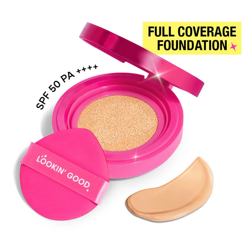 Nykaa Cosmetics Magic Cover Full Coverage Matte Cushion Foundation with SPF 50 - 415N Medium