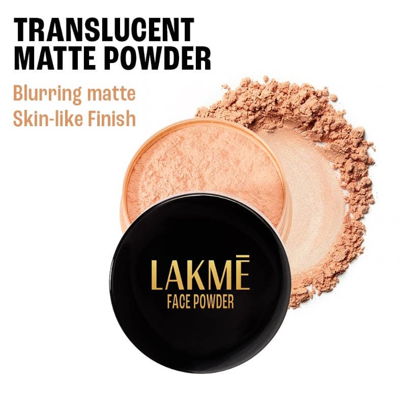 Lakme Forever Matte Face Powder, Matte Finish, Oil Control, For Rosy Glow , Soft Pink