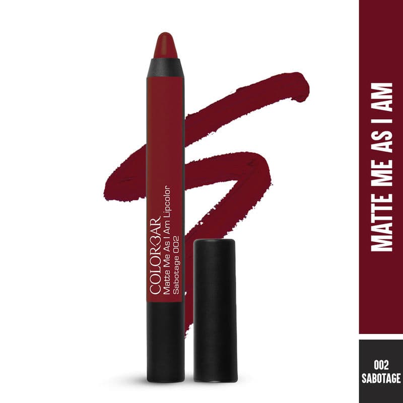 Colorbar Matte Me As I Am Lipcolor - 002 Sabotage