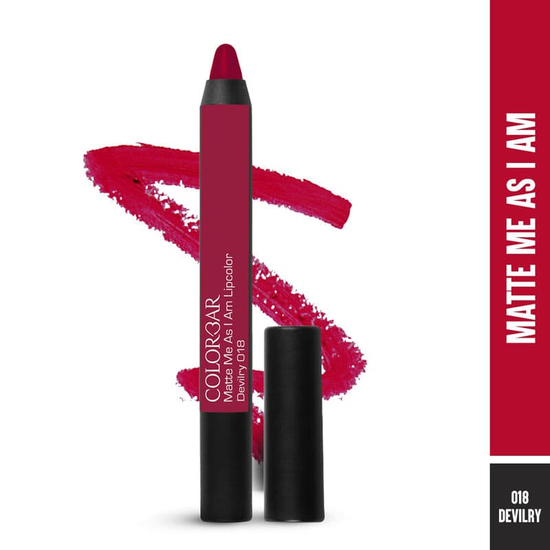 Colorbar Matte Me As I Am Lipcolor - 018 Devilry