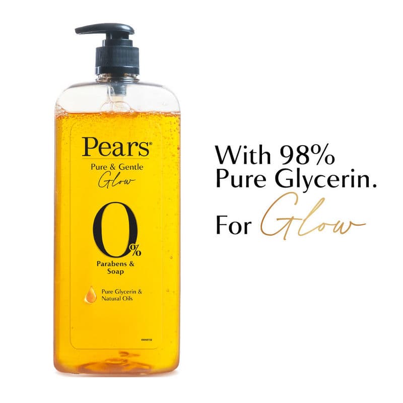 Pears Pure & Gentle Pure Glycrerin & Natural Oils 100% Soap Free (Body wash)