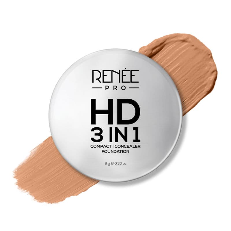Renee Cosmetics Pro HD 3-IN-1 Compact - Miel