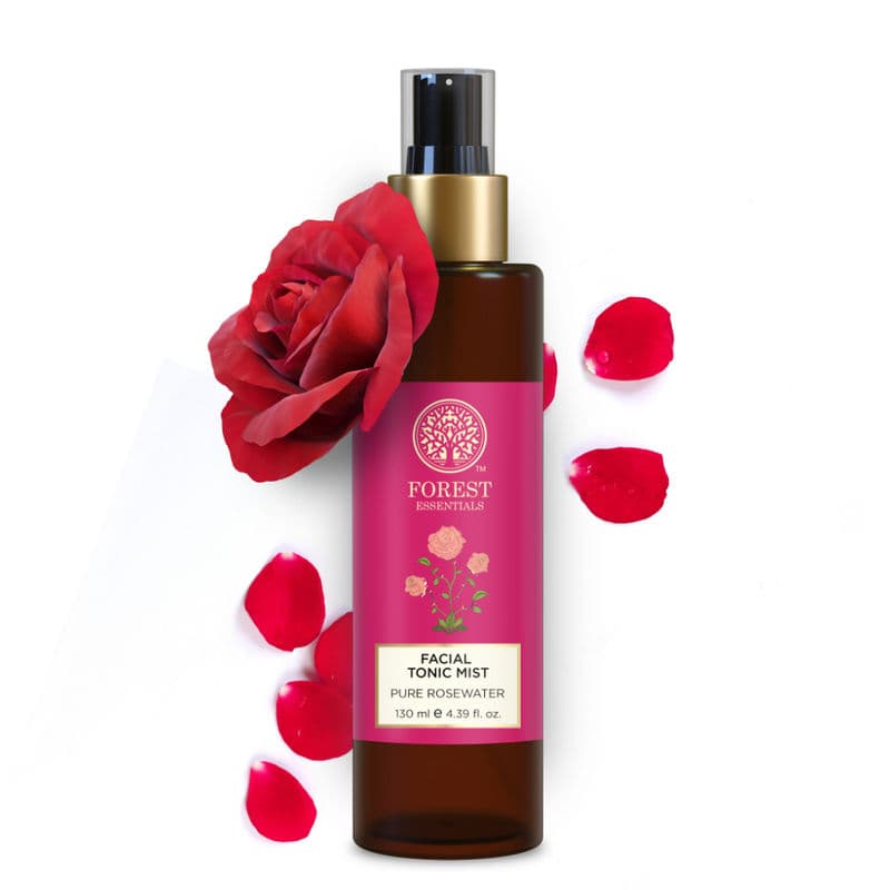 Forest Essentials Facial Tonic Mist with Pure Rosewater - Toner - Hydrates & Minimises Pores