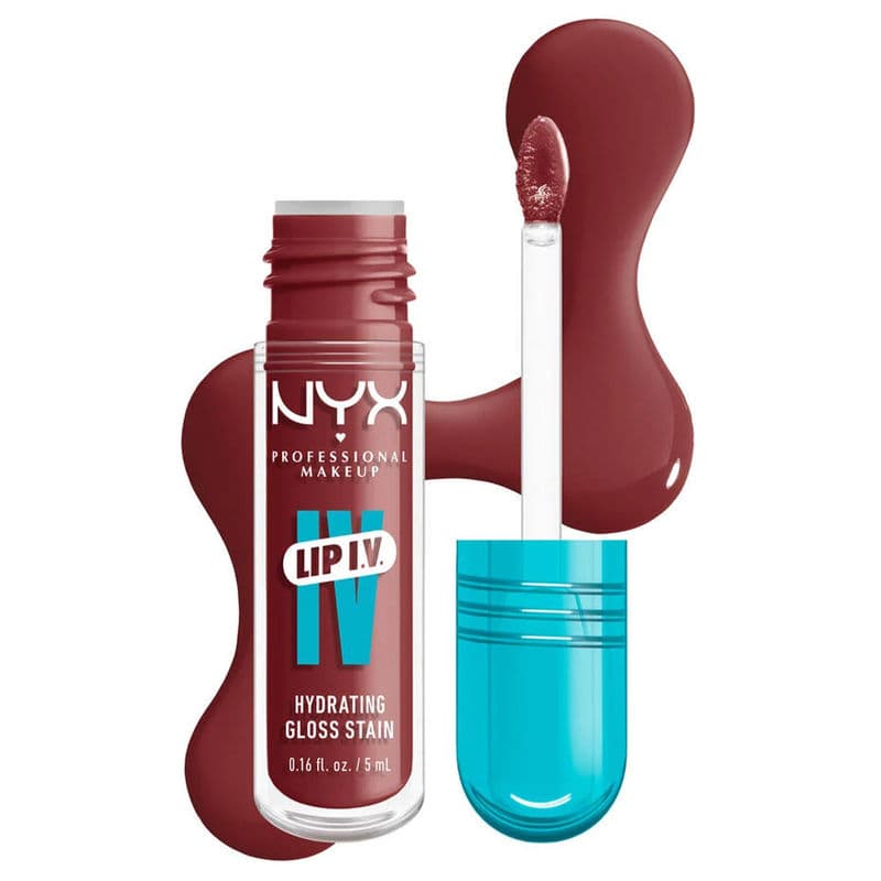 NYX Professional Makeup Lip I.V. Hydrating Gloss Stain - Drippin In Rose 08
